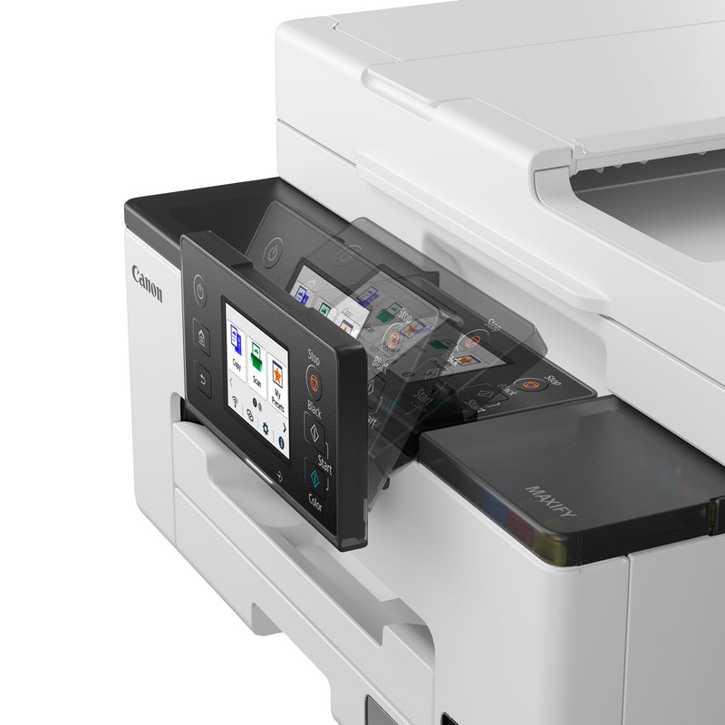 Afbeelding laden in galerijviewer, Canon maxify gx2051 all-in-one inkjetprinter met faxfunctie (wit, printen, kopiëren, scannen, faxen, wi-fi)
