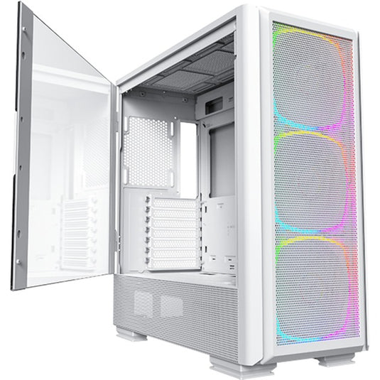 Montech sky two gx midi tower behuizing (wit | 2x usb-a | 1x usb-c | window)