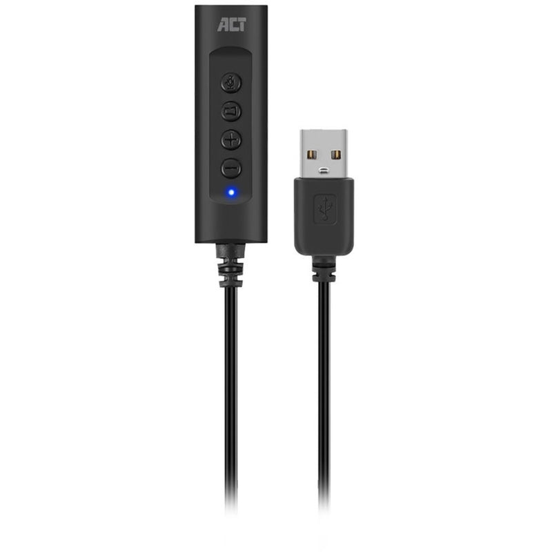 Afbeelding laden in galerijviewer, Act connectivity usb-a externe geluidskaart (zwart)

