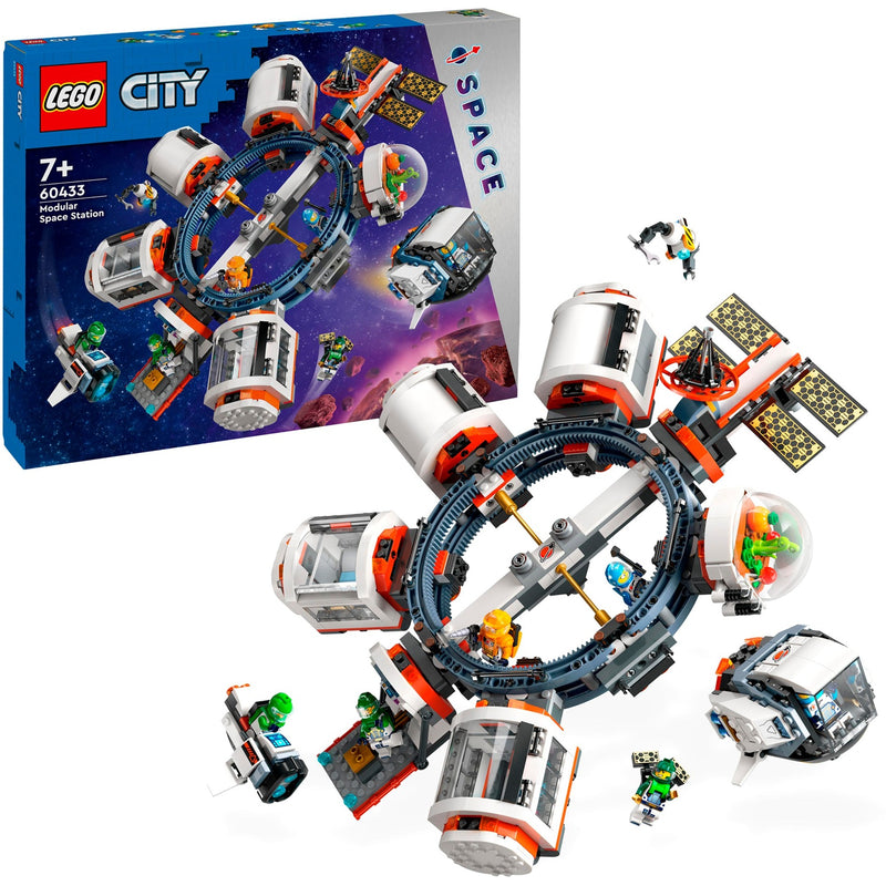 Afbeelding laden in galerijviewer, Lego city - modulair ruimtestation constructiespeelgoed (60433)
