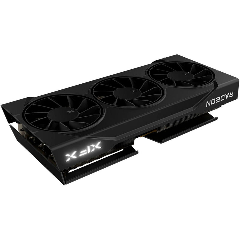 Afbeelding laden in galerijviewer, Xfx radeon rx 9060 xt swift oc triple fan grafische kaart (zwart, rdna4, gddr6, 2x displayport, 1x hdmi 2.1)
