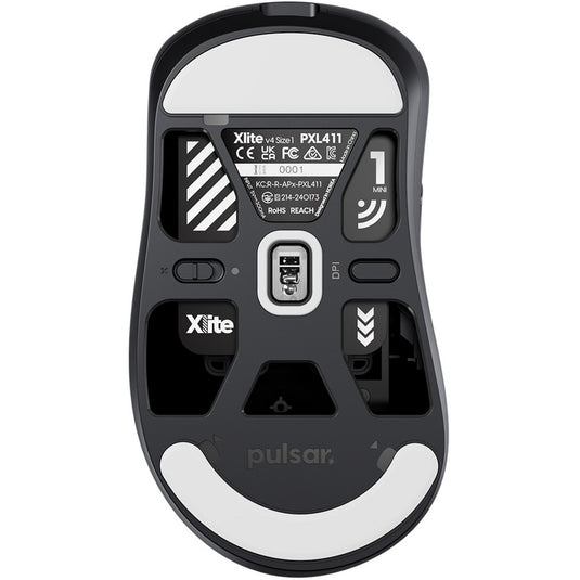 Pulsar xlite v4 mini wireless gaming mouse (zwart, 32000 dpi)