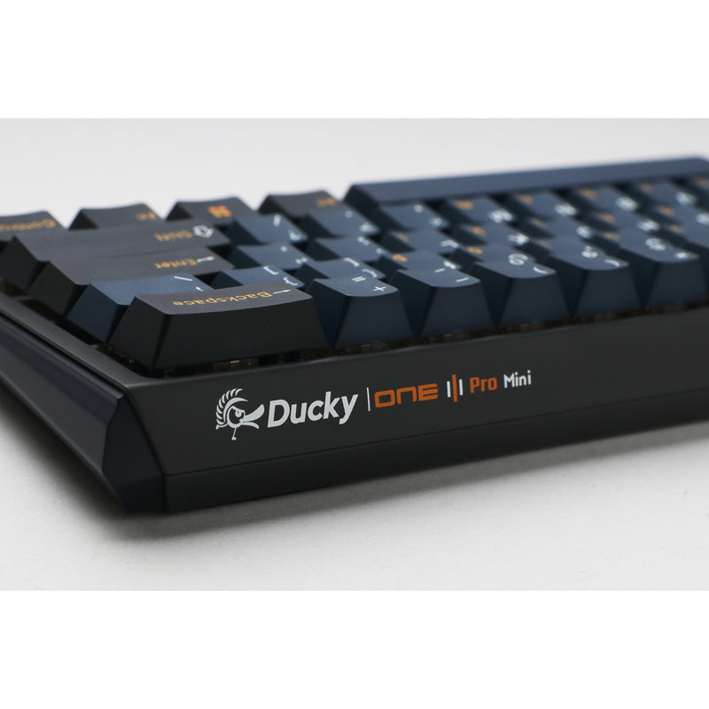 Afbeelding laden in galerijviewer, Ducky one 3 pro mini rgb mechanisch gaming toetsenbord (zwart, us lay-out (qwerty), cherry mx2a brown, 60%, rgb led, double-shot pbt, quack mechanics, hot swap)

