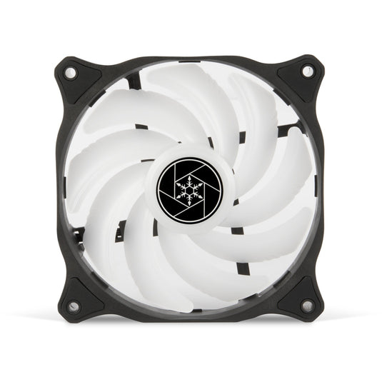 Silverstone air blazer 120r rgb case fan (zwart, 120 x 25 x 120 mm, pwm)