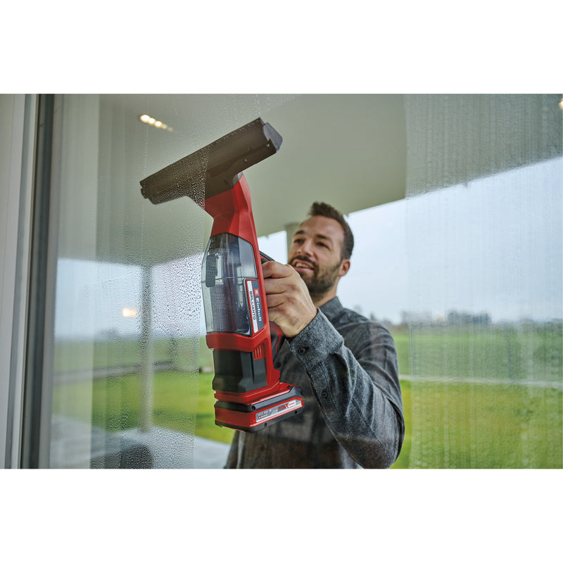 Afbeelding laden in galerijviewer, Einhell accu raamreiniger brillianto (rood, accu en lader niet inbegrepen)
