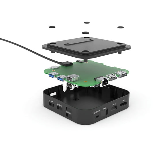 I-tec usb-c hdmi dp docking station with power delivery 65w + universal charger 77 w (zwart)