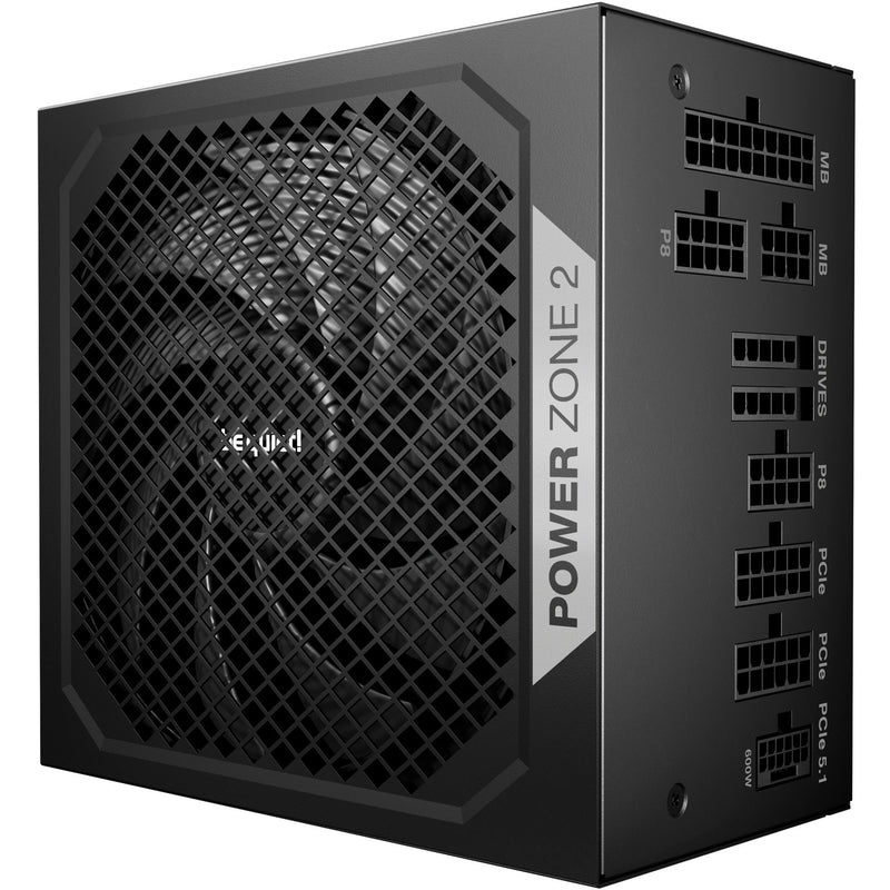 Afbeelding laden in galerijviewer, Be quiet! power zone 2 modulaire 1000 watt voeding (zwart, 1x 12v-2x6, 3x pcie)
