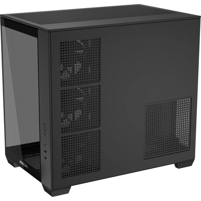 Afbeelding laden in galerijviewer, Asus a32 plus midi tower behuizing (zwart | 2x usb-a | 1x usb-c | rgb | tempered glass)
