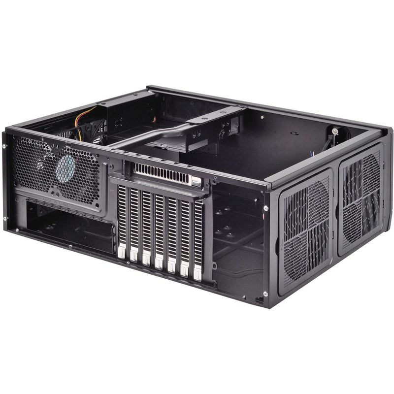 Afbeelding laden in galerijviewer, Silverstone sst-gd10b htpc behuizing (zwart | 2x usb-a)
