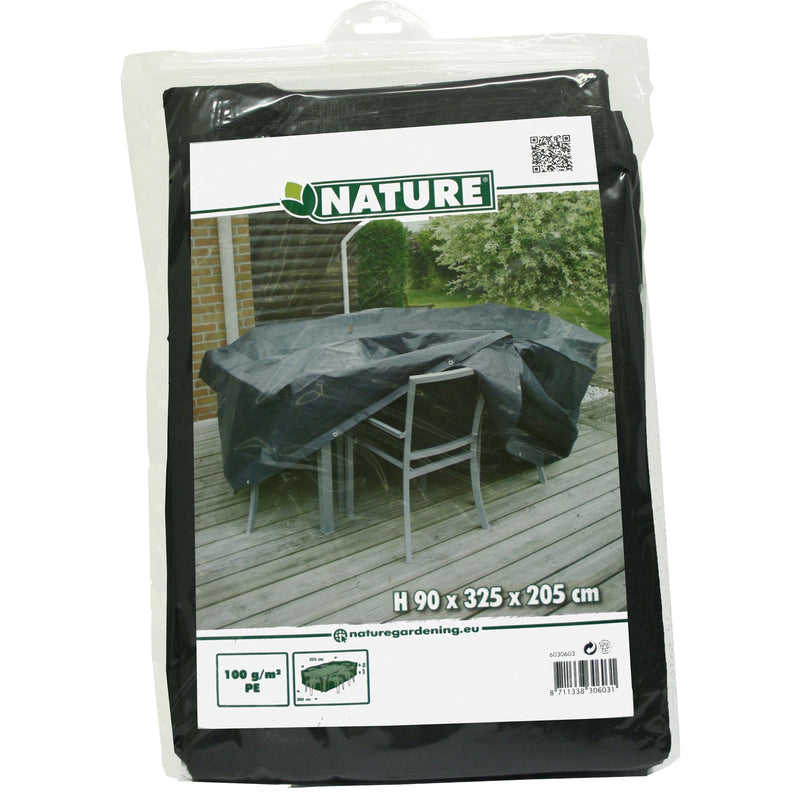 Afbeelding laden in galerijviewer, Nature tuinmeubelafdekhoes voor stoelen en tafels afdekking (grijs, 6030603)
