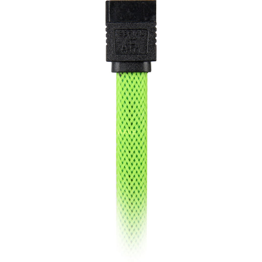 Sharkoon sata iii sleeve kabel (groen, 0,6 meter)