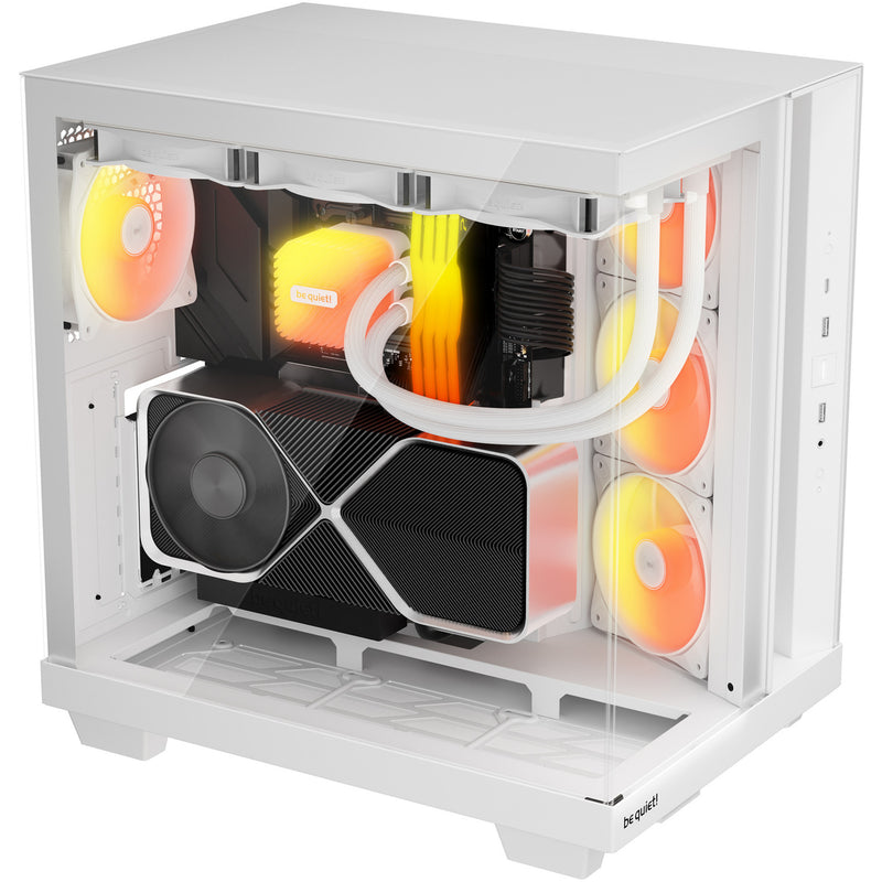 Afbeelding laden in galerijviewer, Be quiet! light base 500 lx midi tower behuizing (wit | 2x usb-a | 1x usb-c | rgb | window)
