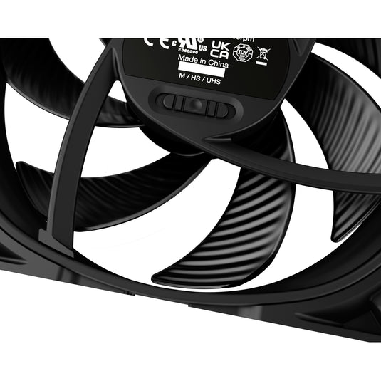 Be quiet! silent wings pro 4 pwm case fan (zwart, 140 x 140 x 25 mm)