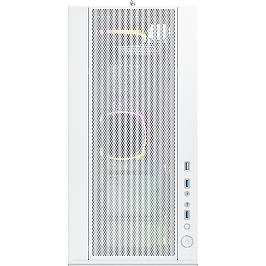 Montech sky two midi tower behuizing (wit | 2x usb-a | 1x usb-c | window)