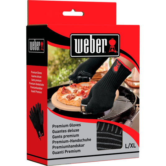 Weber premium handschoenen (zwart, maat l xl)