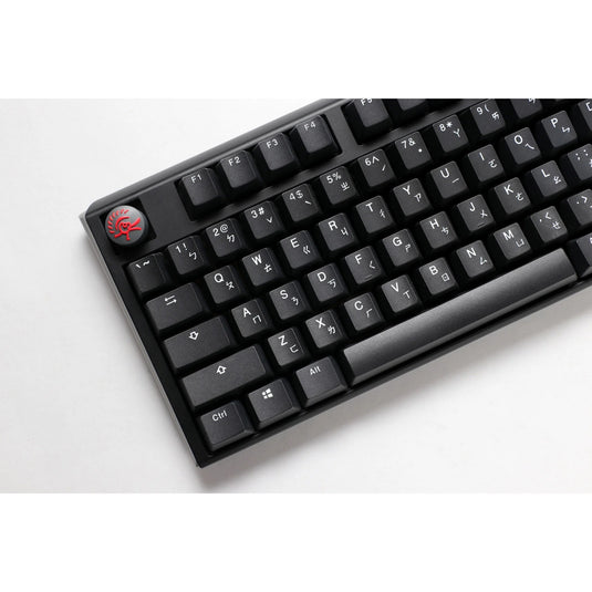 Ducky one 3 carbon black mechanisch toetsenbord (carbon, us lay-out (qwerty), cherry mx brown, 100%, pbt double shot, hot swap)