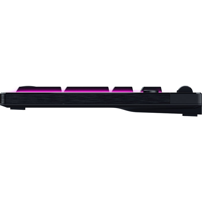 Afbeelding laden in galerijviewer, Razer blackwidow v4 hyperspeed mechanisch gaming toetsenbord (zwart, us lay-out (qwerty), low-profile green , 100%, double-shot pbt)

