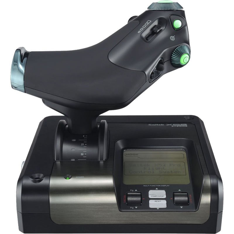 Afbeelding laden in galerijviewer, Logitech g saitek x52 pro flight gaming hotas
