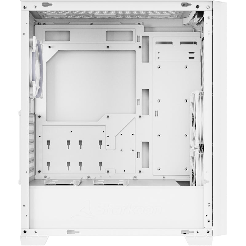 Afbeelding laden in galerijviewer, Sharkoon vs9 rgb white midi tower behuizing (wit | 2x usb-a | 1x usb-c | rgb | tempered glass)
