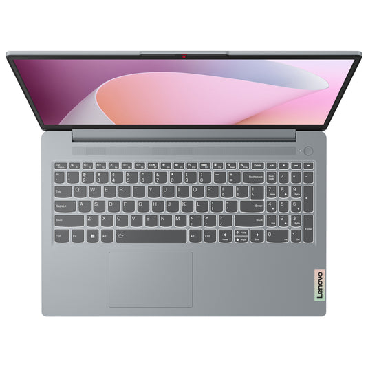 Lenovo ideapad slim 3 15amn8 (82xq014bmh) 15.6 laptop (grijs | r3 7320u | radeon 610m graphics | 8 gb | 512 gb ssd)