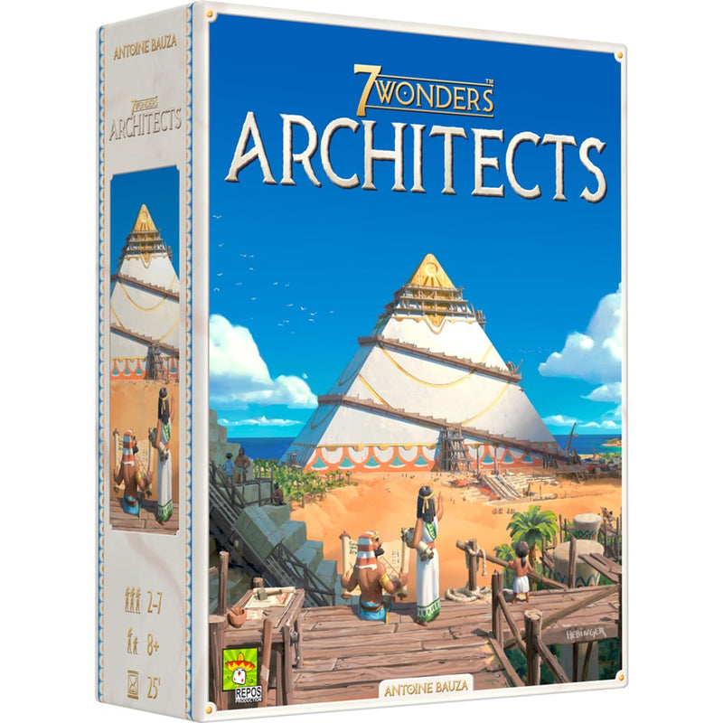 Afbeelding laden in galerijviewer, Asmodee 7 wonders: architects bordspel (nederlands, 2 - 7 spelers, 25 minuten, vanaf 8 jaar)
