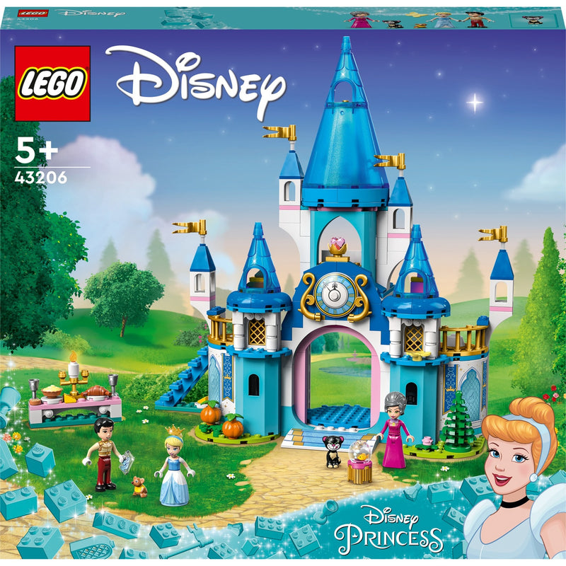 Afbeelding laden in galerijviewer, Lego disney princess - het kasteel van assepoester en de knappe prins constructiespeelgoed (43206)
