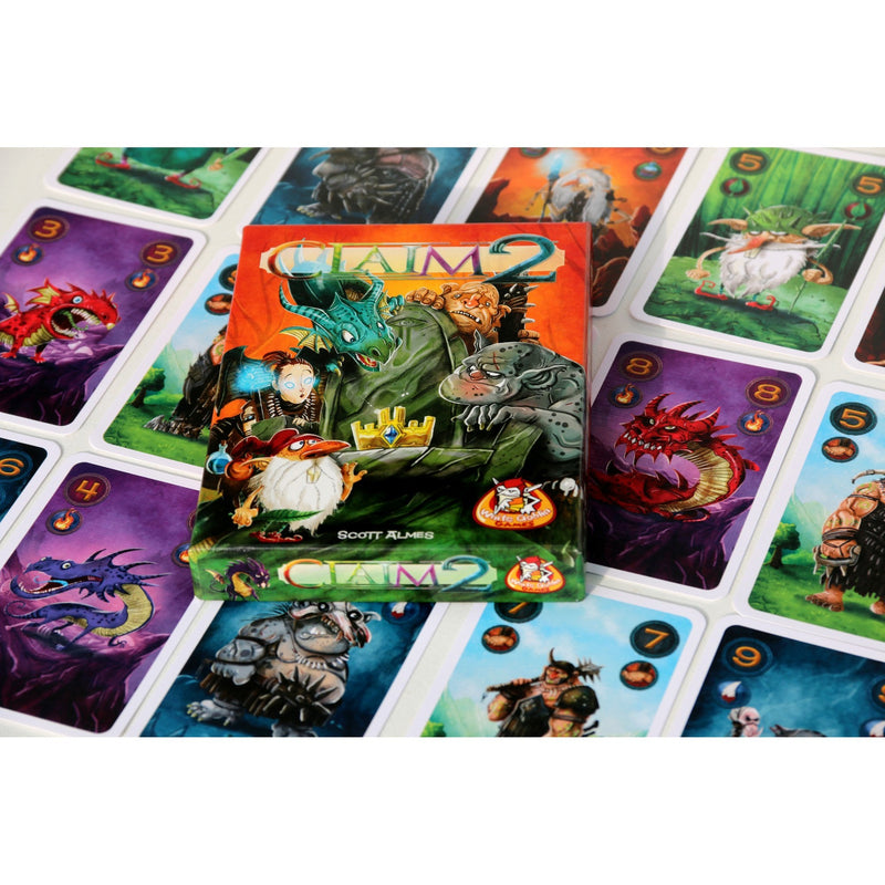 Afbeelding laden in galerijviewer, White goblin games claim 2 kaartspel (nederlands, 2 spelers, 25 minuten, vanaf 10 jaar)
