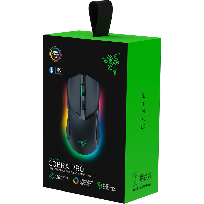 Afbeelding laden in galerijviewer, Razer cobra pro gaming muis (zwart, 30.000 dpi, chroma rgb)
