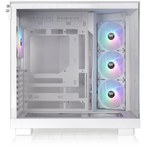 Thermaltake view 380 xl tg argb snow midi tower behuizing (wit | 2x usb-a | 1x usb-c | rgb | window)