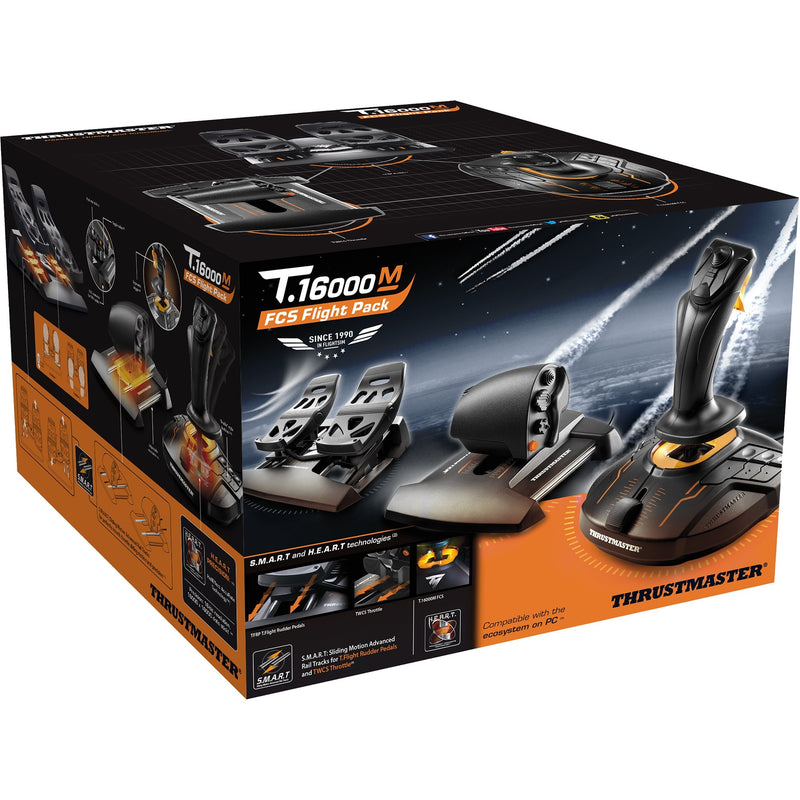 Afbeelding laden in galerijviewer, Thrustmaster t.16000m fcs flight pack gaming hotas (zwart, pc)
