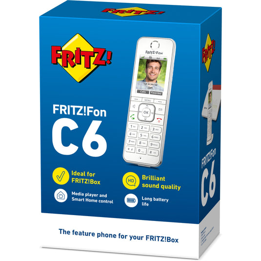 Fritz! fon c6 internationaal handset (wit)