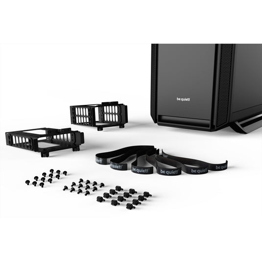 Be quiet! silent base 802 window midi tower behuizing (zwart | 2x usb-a | 1x usb-c | window)
