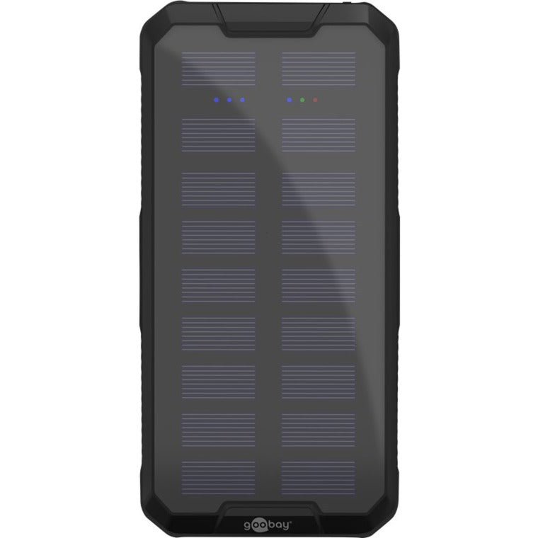 Afbeelding laden in galerijviewer, Goobay outdoor solar power bank 20,000 mah with power delivery powerbank (zwart)
