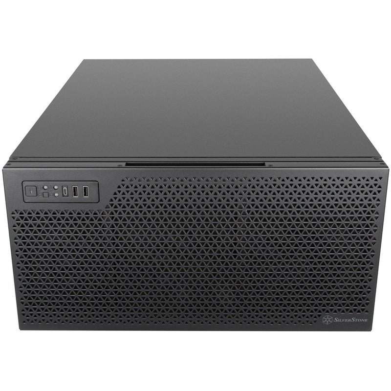 Afbeelding laden in galerijviewer, Silverstone rm52 server behuizing (zwart | 2x usb-a | 1x usb-c)
