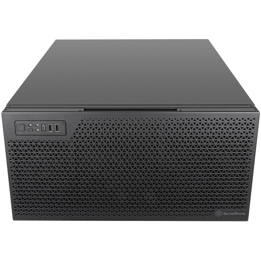 Silverstone rm52 server behuizing (zwart | 2x usb-a | 1x usb-c)