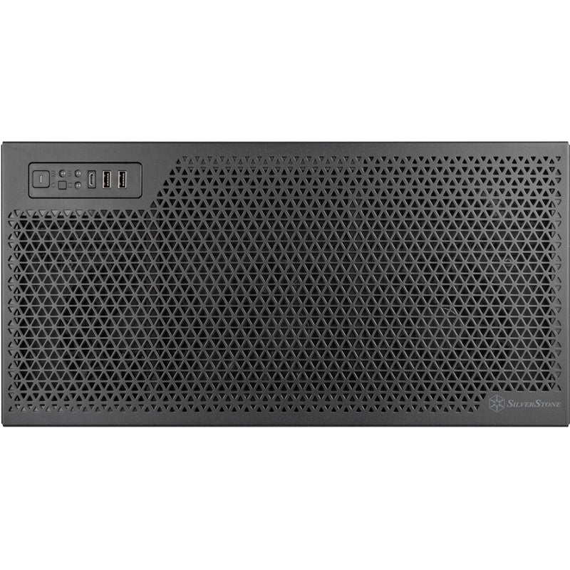 Afbeelding laden in galerijviewer, Silverstone rm52 server behuizing (zwart | 2x usb-a | 1x usb-c)
