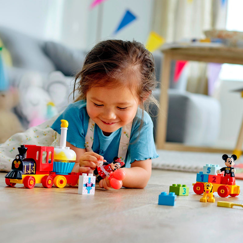 Afbeelding laden in galerijviewer, Lego duplo disney mickey minnie verjaardagstrein, bouwbaar speelgoed voor peuters 10941
