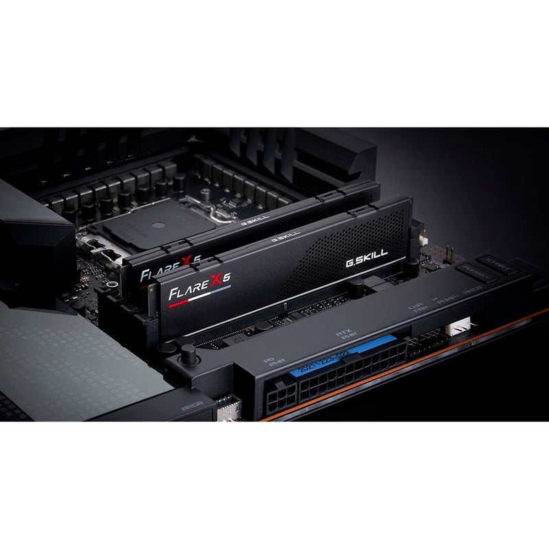 Afbeelding laden in galerijviewer, G.skill 64 gb ddr5-6000 (2x 32 gb) kit werkgeheugen (zwart, f5-6000j3040g32gx2-fx5, flare x5, expo)
