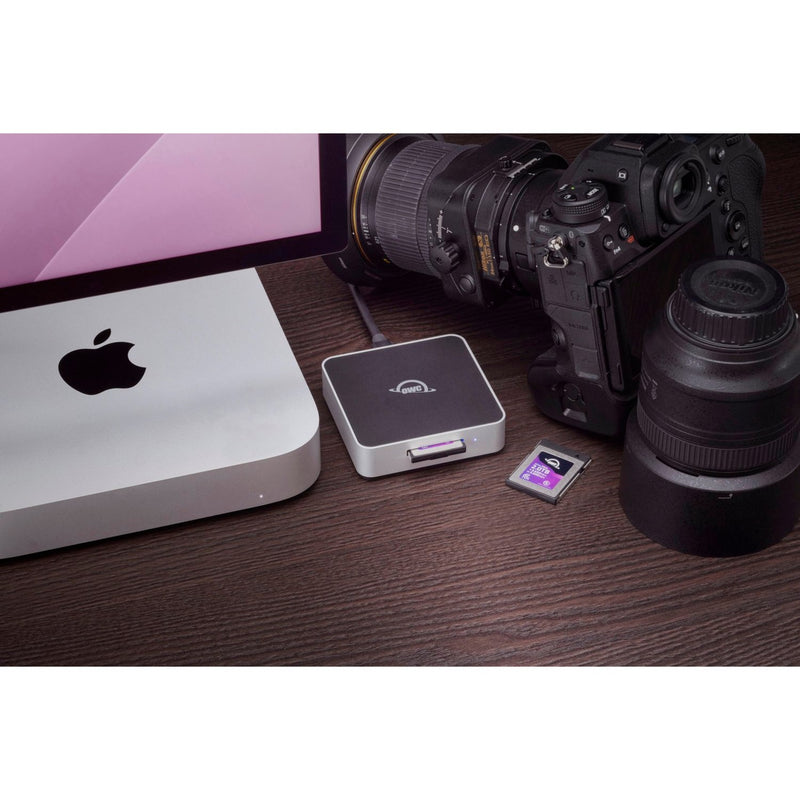 Afbeelding laden in galerijviewer, Owc atlas cfexpress card reader kaartlezer (aluminium)
