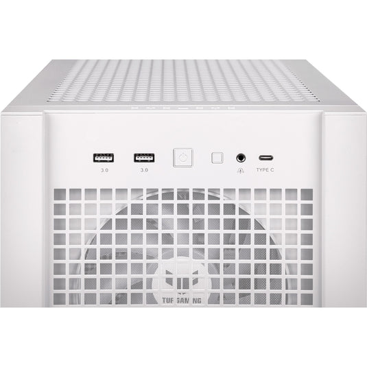 Asus tuf gaming gt302 argb midi tower behuizing (wit | 2x usb-a | 1x usb-c | rgb | tempered glass)