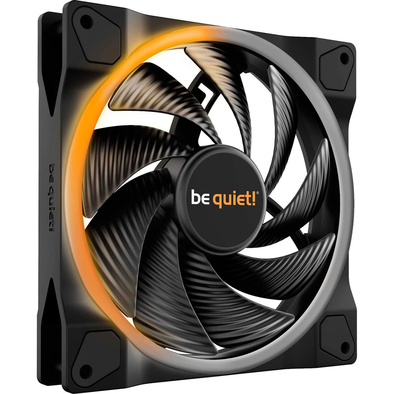 Afbeelding laden in galerijviewer, Be quiet! light wings pwm high-speed rgb case fan (zwart, 140 x 140 x 25 mm)

