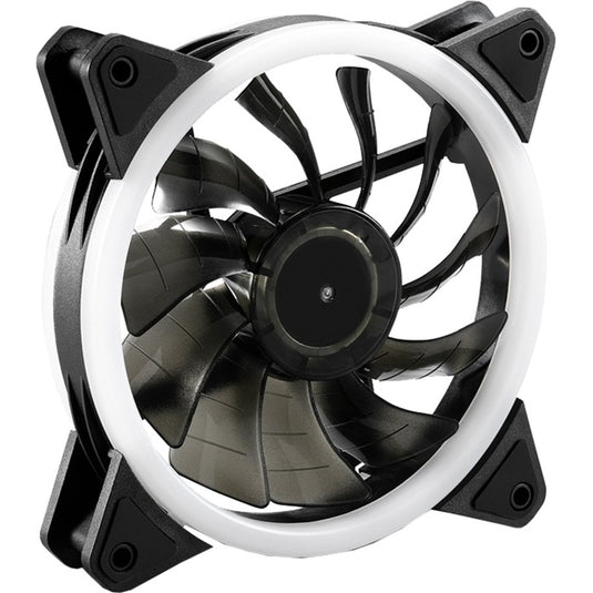 Sharkoon shark blades rgb case fan (zwart, 120 x 120 x 25 mm)