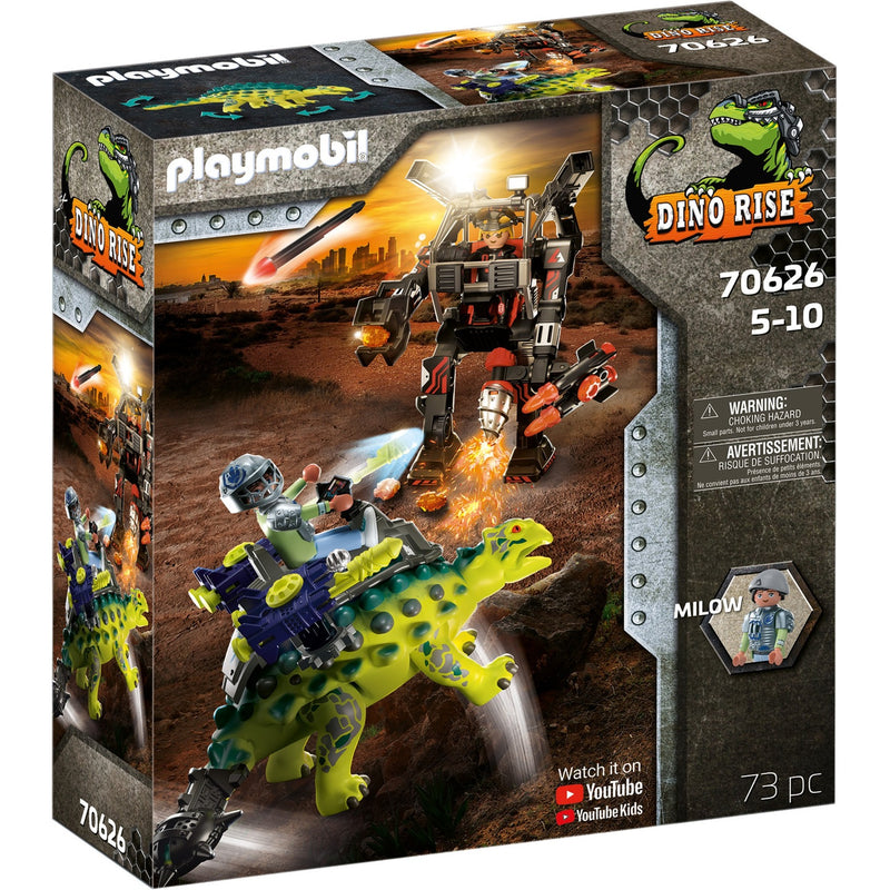 Afbeelding laden in galerijviewer, Playmobil dino rise - saichania: verdediging van de vechtersbazen constructiespeelgoed (70626)
