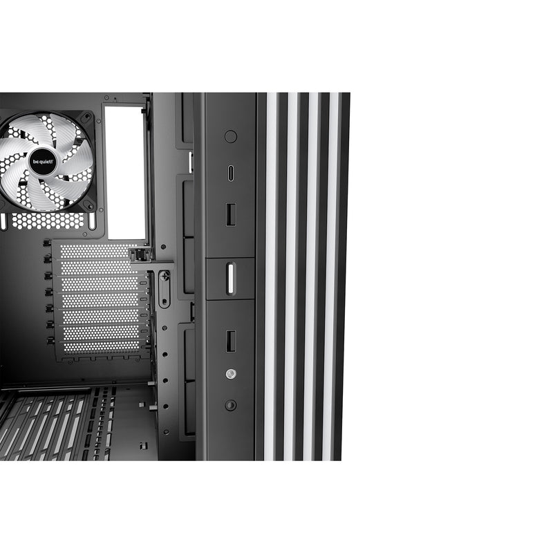 Afbeelding laden in galerijviewer, Be quiet! light base 600 lx midi tower behuizing (zwart | 2x usb-a | 1x usb-c | rgb | window)
