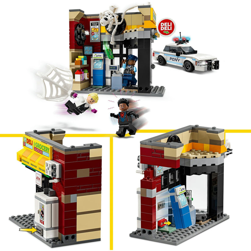 Afbeelding laden in galerijviewer, Lego marvel super heroes - spider-verse: miles morales vs. de spot constructiespeelgoed (76311)
