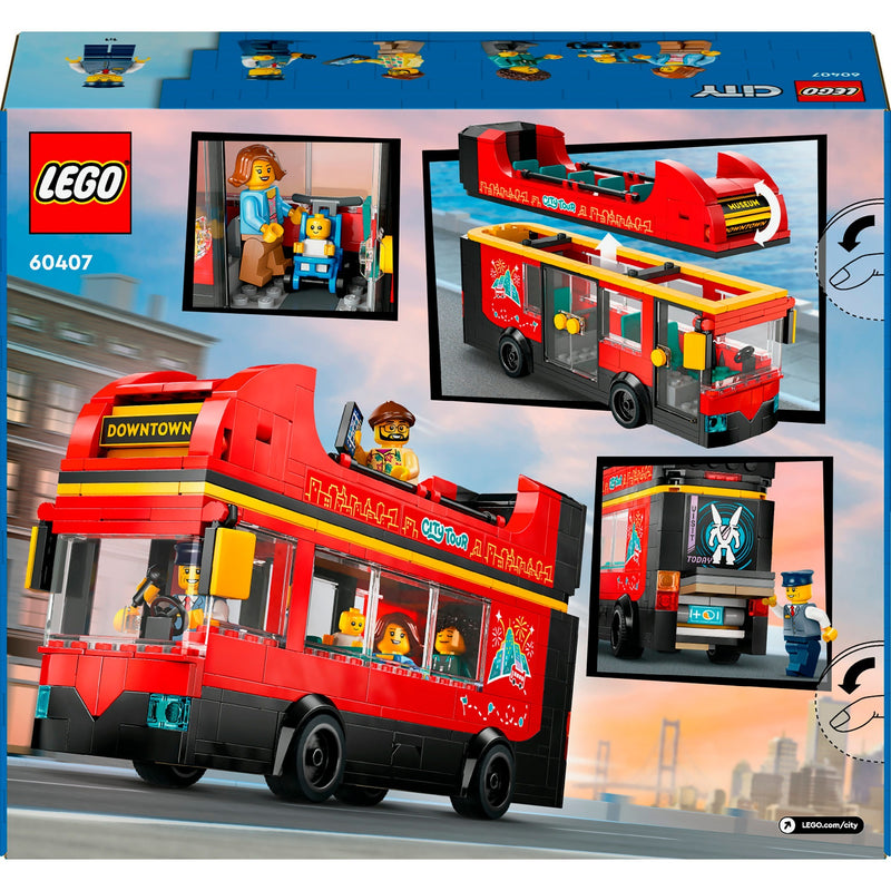 Afbeelding laden in galerijviewer, Lego city toeristische rode dubbeldekker - 60407
