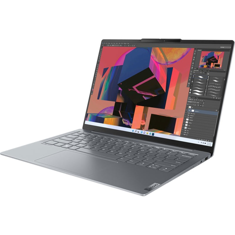 Afbeelding laden in galerijviewer, Lenovo yoga slim 6 14apu8 (82x3003nmh) 14 laptop (grijs | ryzen 7 7840u | radeon 780m | 16 gb | 512 gb ssd | oled)
