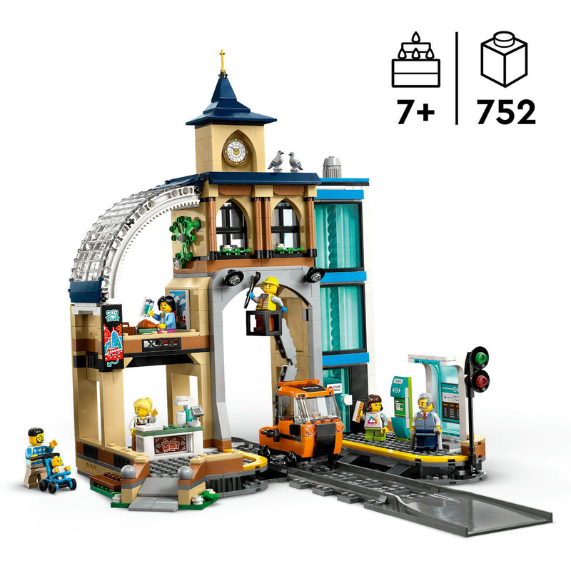 Afbeelding laden in galerijviewer, Lego ® city centraal station, bouwspeelgoedset - 60469
