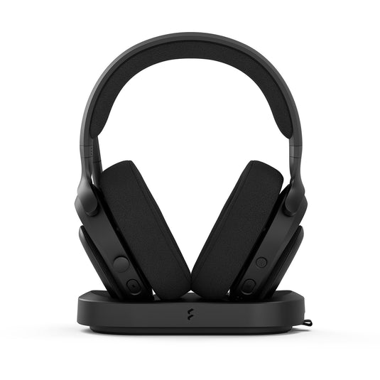 Fractal design scape dark over-ear gaming headset (zwart, pc, mac, playstation 4 5, nintendo switch, bluetooth)