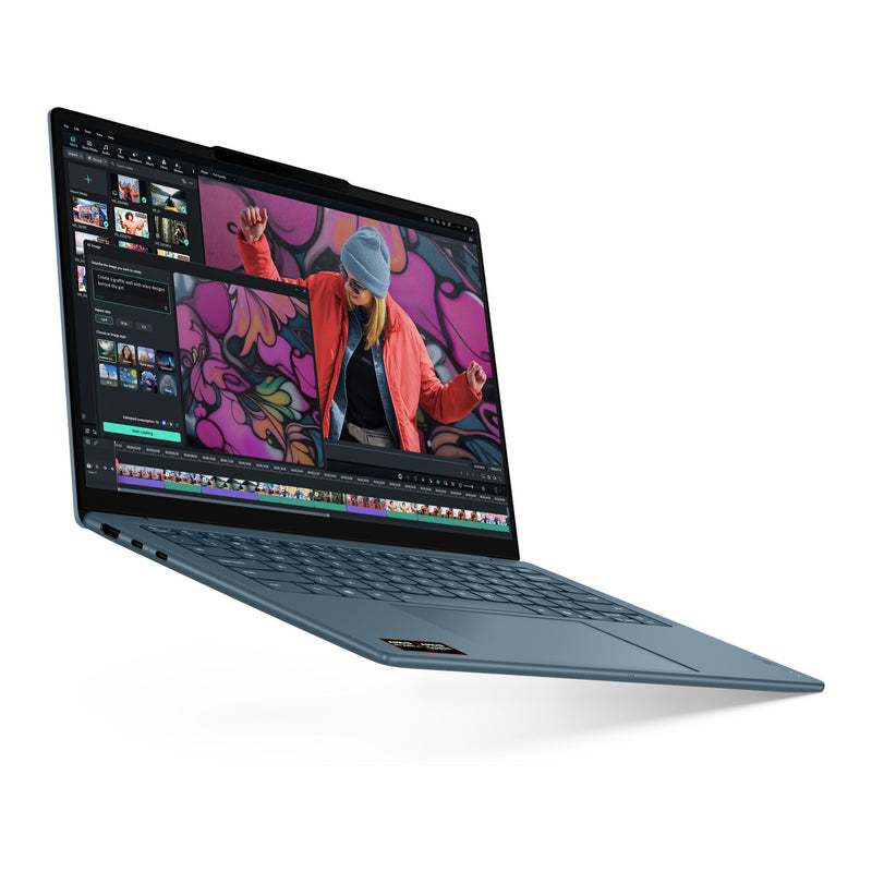 Afbeelding laden in galerijviewer, Lenovo yoga slim 7 14akp10 (83jy0083mh) 14 copilot+ laptop (blauwgroen | ryzen ai 7 350 | radeon 860m | 16 gb | 512 gb ssd)
